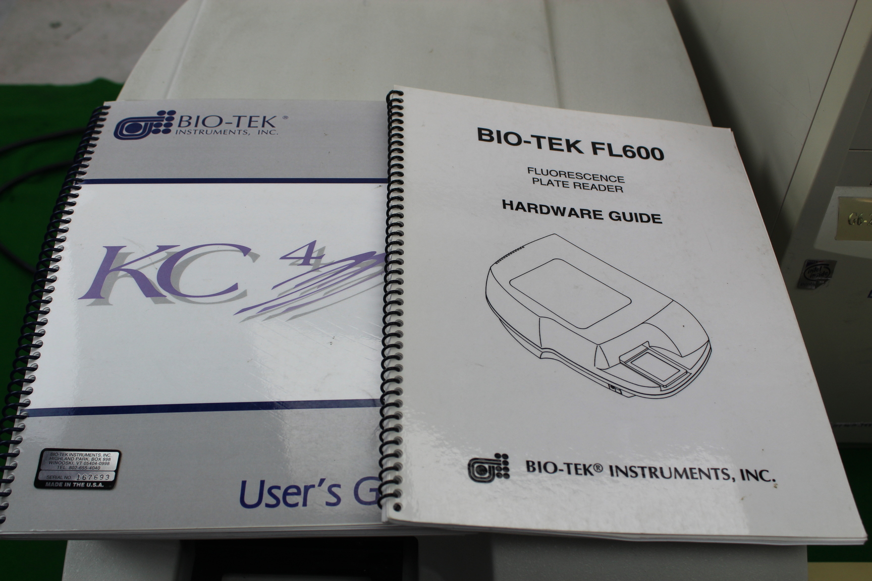 Image of Bio-Tek FL600 Fluorescence Plate Reader, PC, KC4 Software, Manuals, New Lamp Req