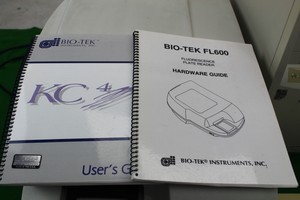 Thumbnail image of Bio-Tek FL600 Fluorescence Plate Reader, PC, KC4 Software, Manuals, New Lamp Req