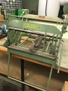 Thumbnail image of Benchtop Gabro Box Pan & Folder BF 620 24" X 18G 4" X 10G Engineers Workshop