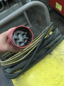 Thumbnail image of ESAB DTB250 AC-DC Twintig Welder 3 Phase Workshop Engineering On Wheels 32A