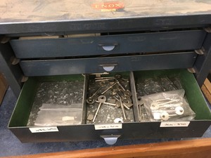 Thumbnail image of Workshop Mancuna Key Cutter 750-LP Machine w/ Motors & Lot Of Key Templates
