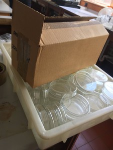 Thumbnail image of Job Lot Of Laboratory Glassware Schools Labs Scientific Inc Pyrex Glass Beakers 