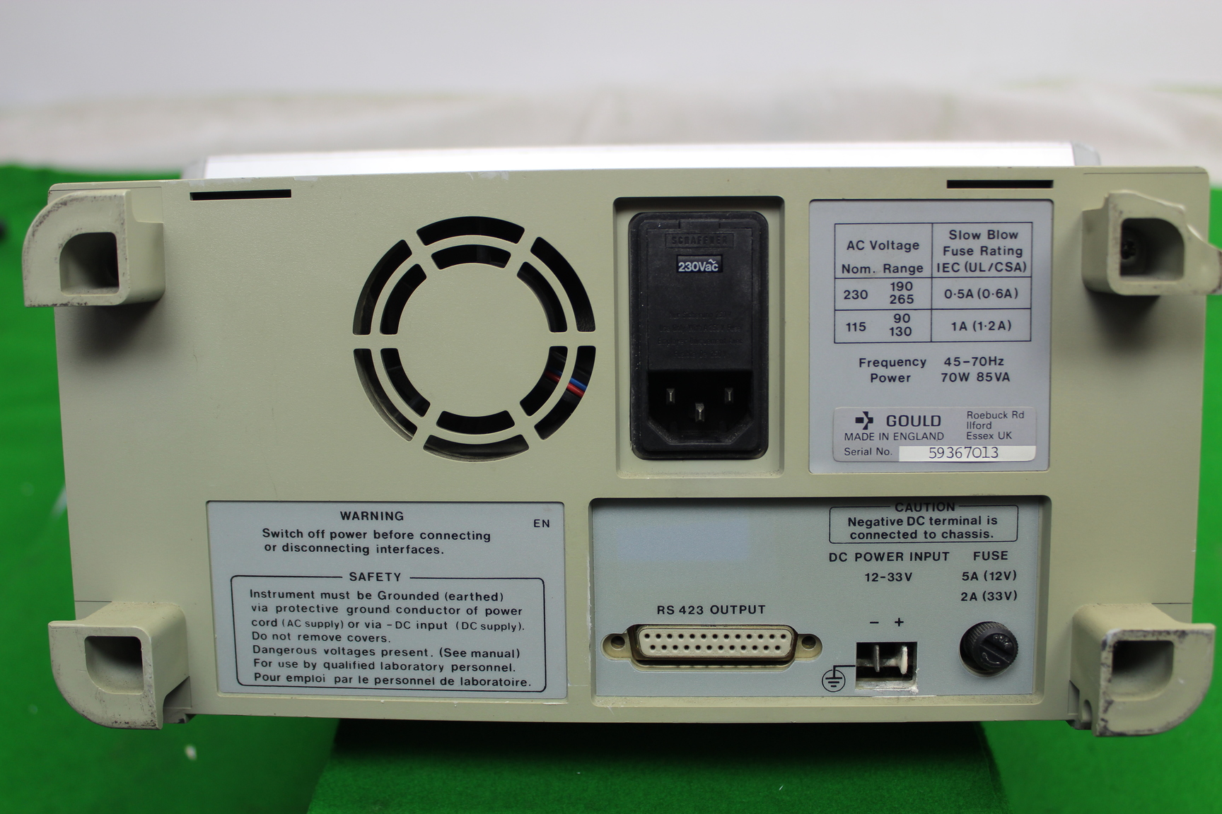 Image of Gould DSO 400 Oscilloscope 100Ms/sec 20MHz 
