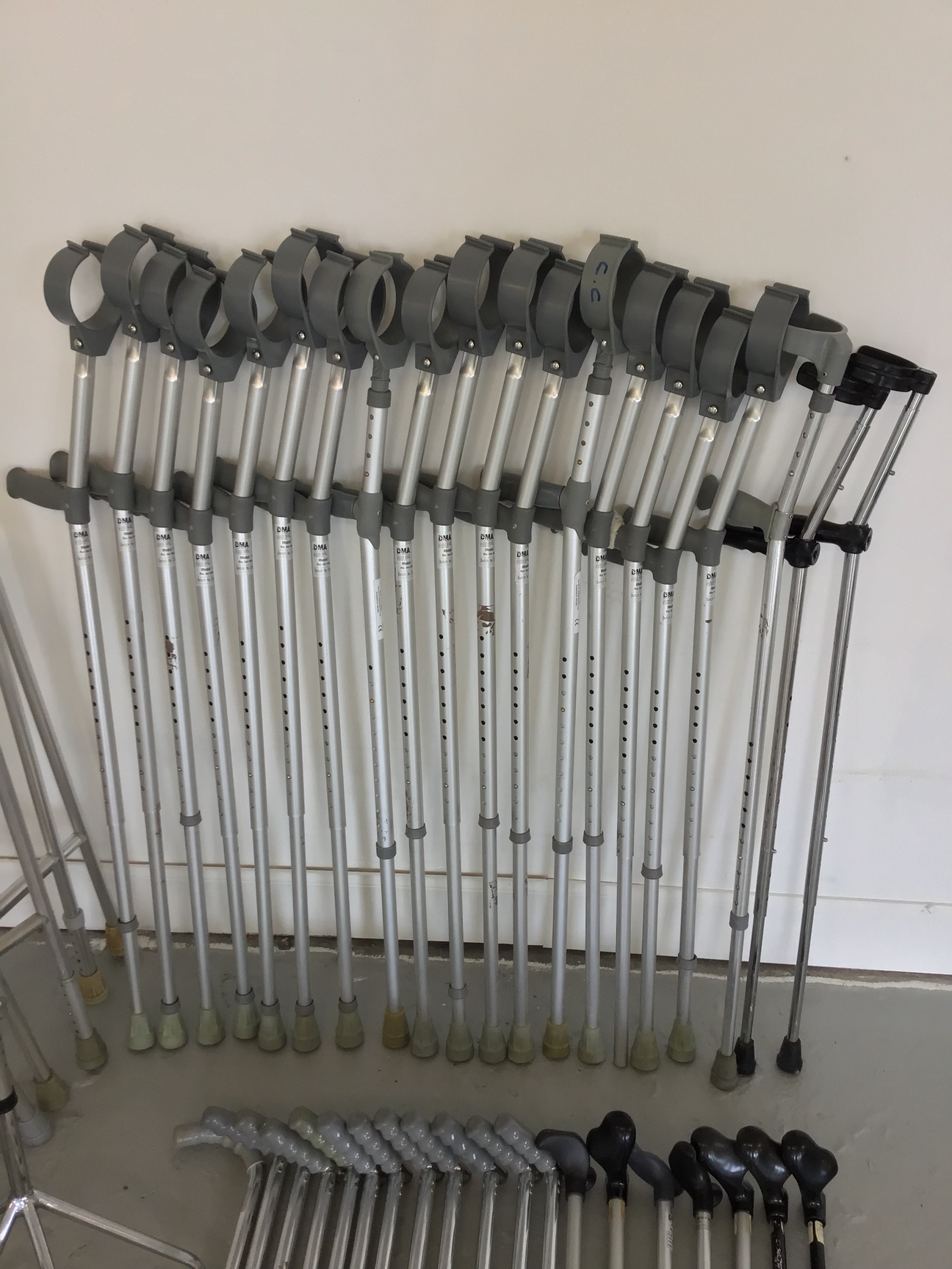 Image of Job Lot of Crutches, Disability Mobility Medical Walking Supports Aid