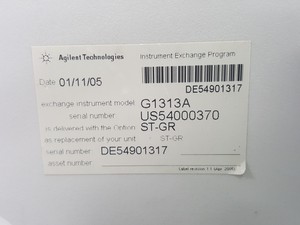 Thumbnail image of Agilent / HP 1100 Series HPLC System G131A G1316A G1313A G1312A G1322A Tray & PC