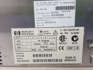 Thumbnail image of Agilent / HP 1100 Series HPLC System G131A G1316A G1313A G1312A G1322A Tray & PC