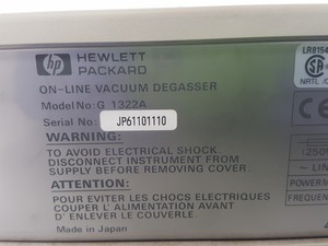 Thumbnail image of Agilent / HP 1100 Series HPLC System G131A G1316A G1313A G1312A G1322A Tray & PC