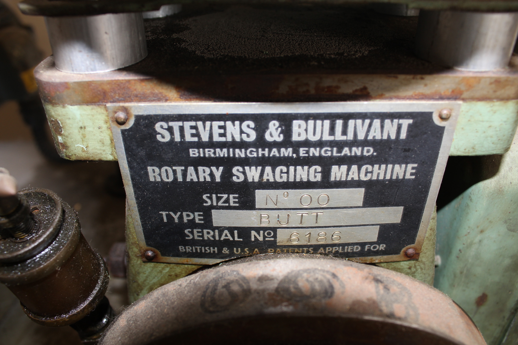 Image of Stevens & Bullivant Rotary Swaging Machine, Sheet Metal / Wire Roller, Propshaft