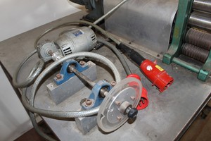 Thumbnail image of Stevens & Bullivant Rotary Swaging Machine, Sheet Metal / Wire Roller, Propshaft