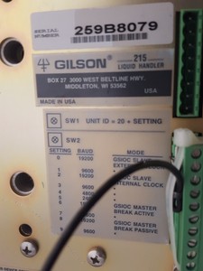 Thumbnail image of Gilson 215 Liquid Handler Automated Pipetting Instrument 819 Injection Valve