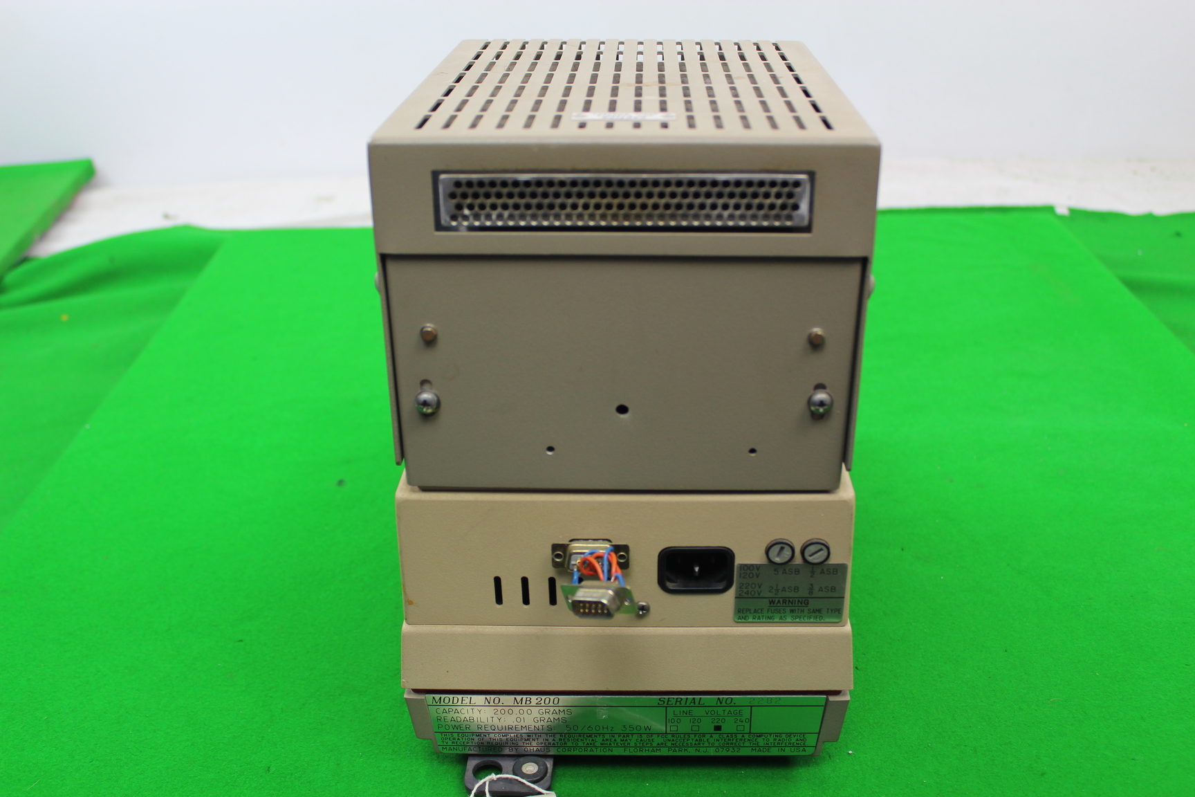 Image of Ohaus MB200 Moisture Balance Lab Laboratory Equipment Analyser  