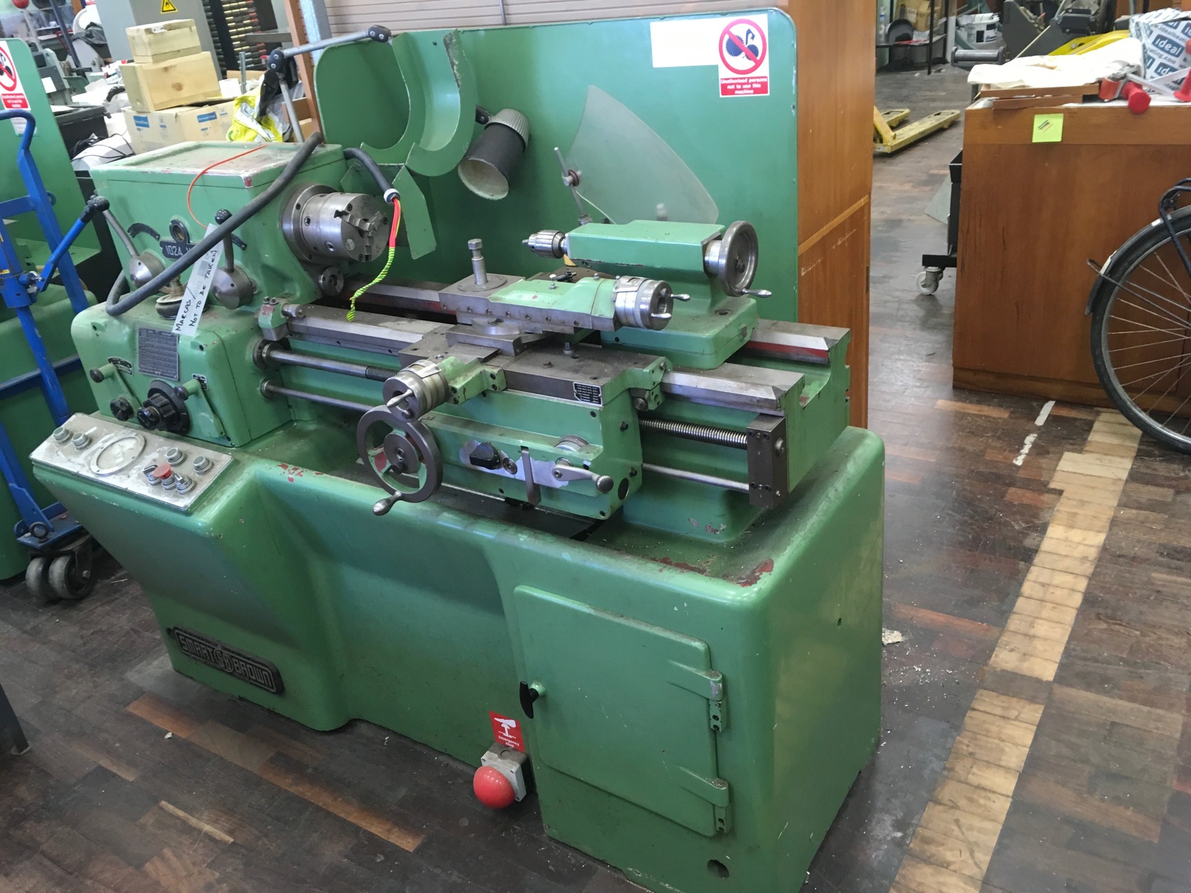 Image of Smart Brown 1024 VSL Lathe Engineering Workshop  