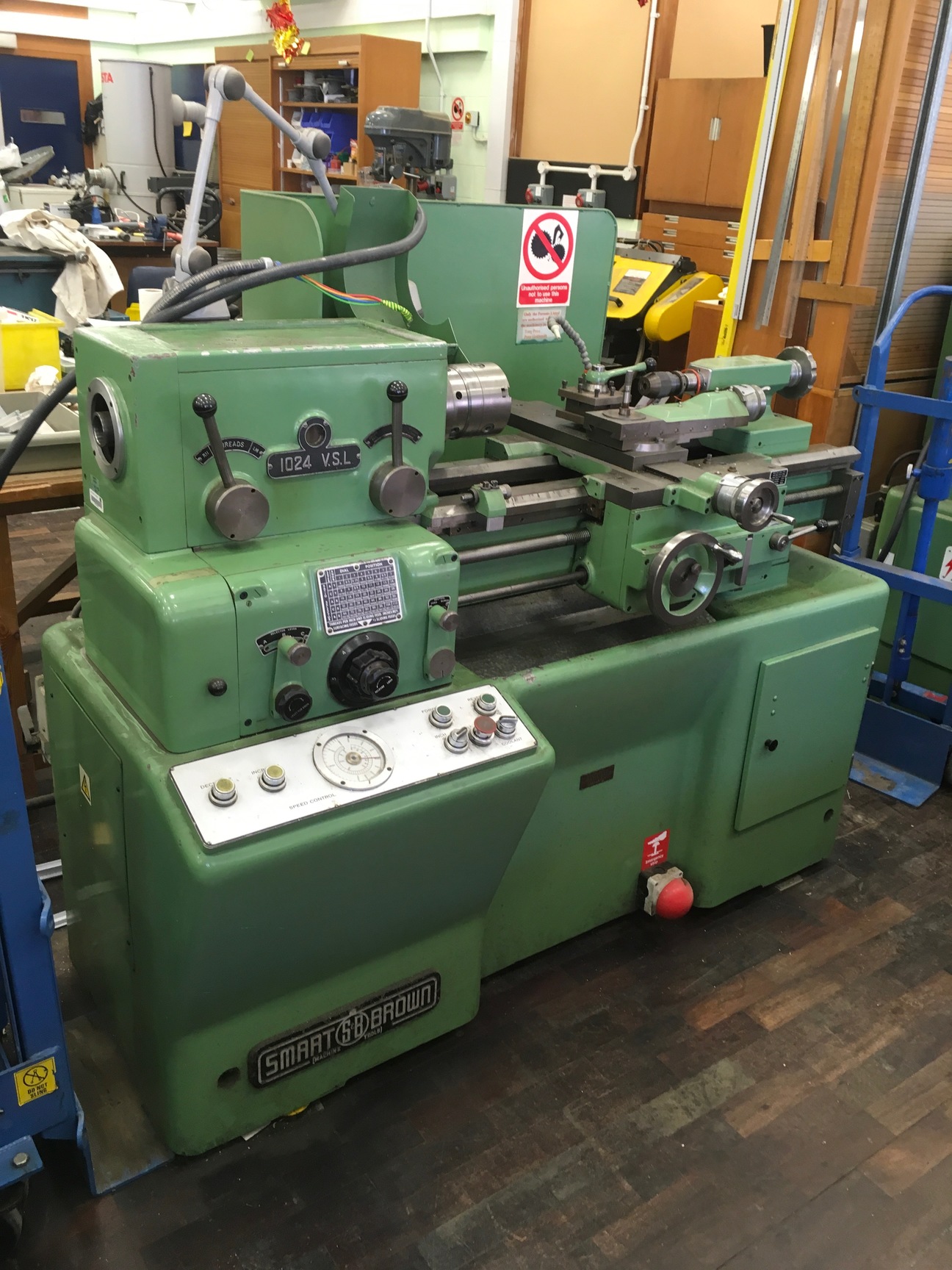 Image of Smart Brown 1024 VSL Lathe Engineering Workshop  