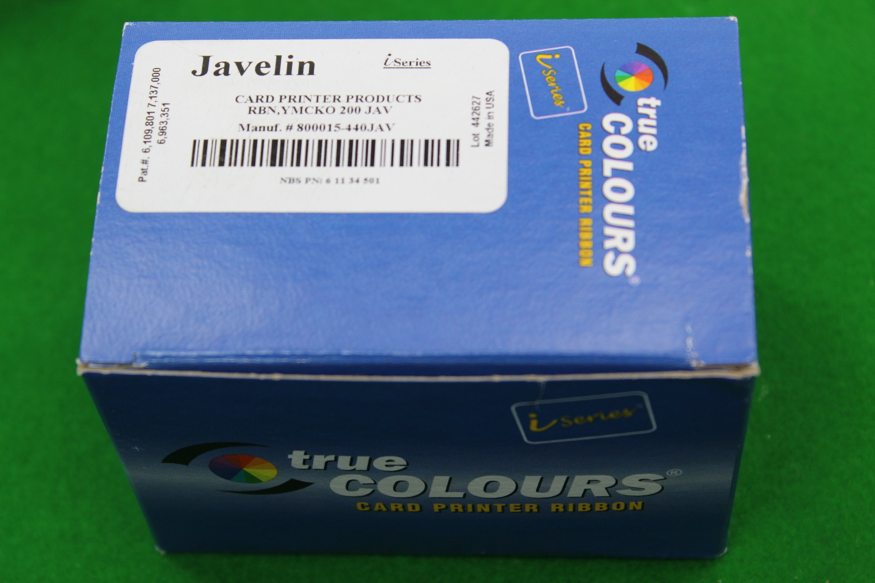 Image of Lot of 6 x Javelin Magicard ID Printer Ribbons Part no. 800015-440JAV Printing