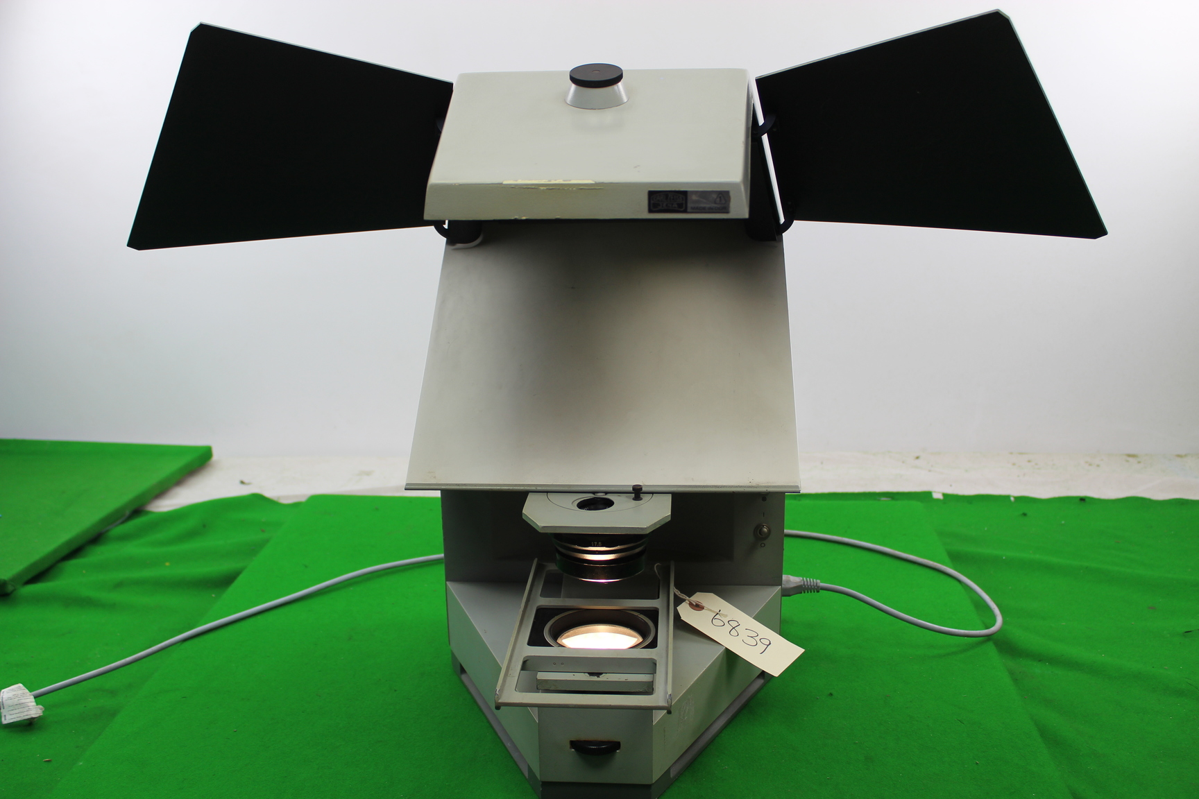 Vintage Carl Zeiss Jena Slide Viewer Light Box Microscope Accessory