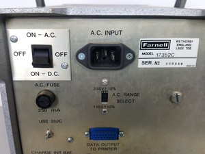 Thumbnail image of Farnell Spectrum Analyser 352C 300kHz-1GHz Model 17352C Lab