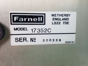 Thumbnail image of Farnell Spectrum Analyser 352C 300kHz-1GHz Model 17352C Lab