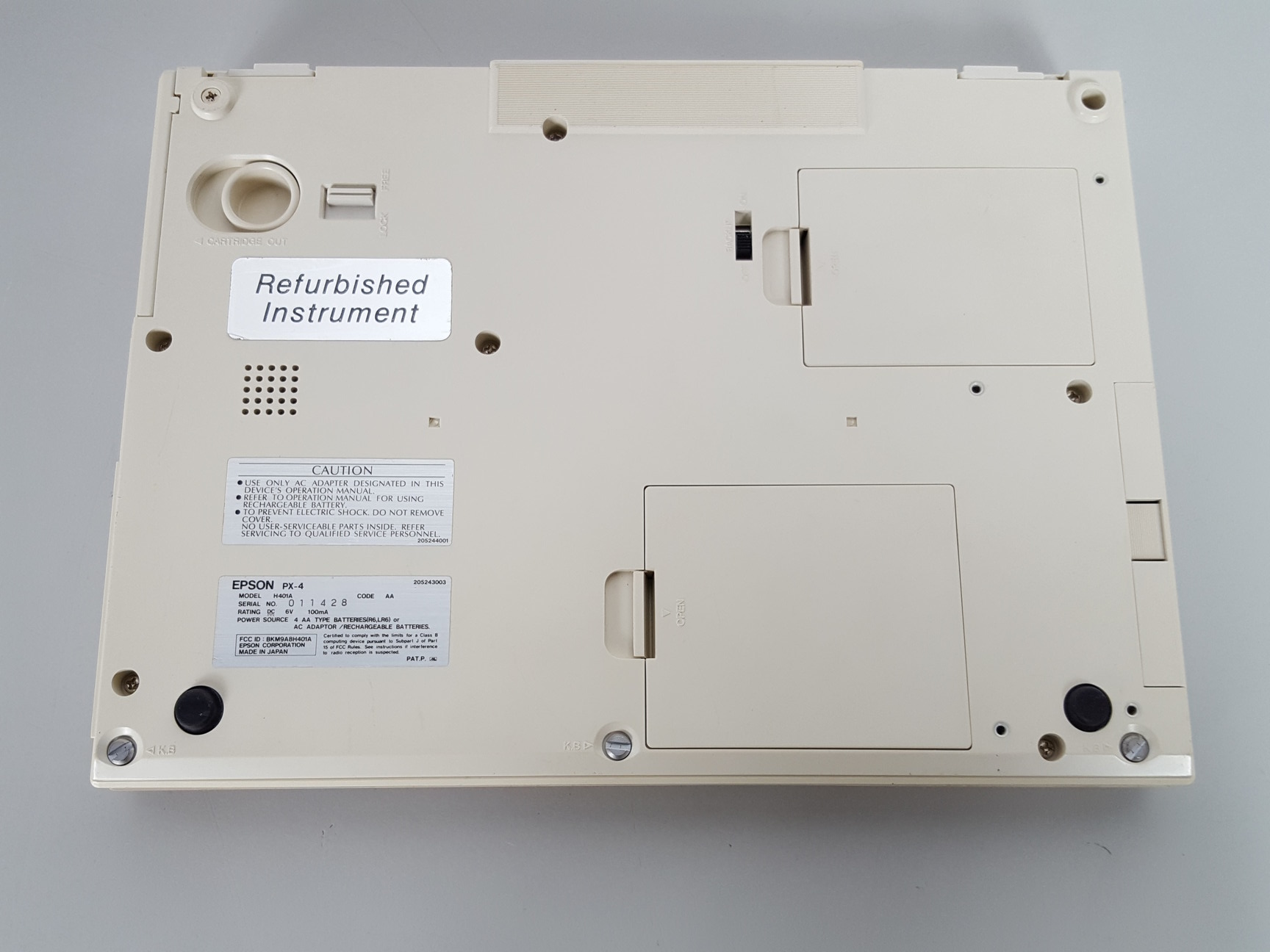 Image of Epson PX-4 H401A Portable Computer in Original Case Spares / Repairs