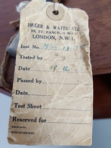 Thumbnail image of Vintage Hilger & Watts Refractometer RF-080 W/ Instruction Manual & Original Box