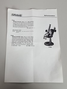 Thumbnail image of Vintage Hilger & Watts Refractometer RF-080 W/ Instruction Manual & Original Box