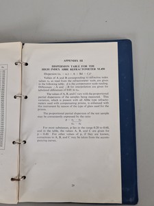 Thumbnail image of Vintage Hilger & Watts Refractometer RF-080 W/ Instruction Manual & Original Box