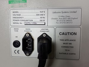 Thumbnail image of Labcaire VLF 6 Vertical Laminar Flow Cabinet Lab