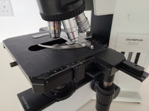 Thumbnail image of Olympus BX40 Microscope w/ 4 Objectives & PlanApo100UV MDPlan150 Lab