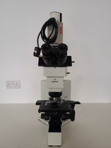 Thumbnail image of Olympus BX40 Microscope w/ 4 Objectives & PlanApo100UV MDPlan150 Lab