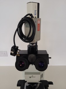 Thumbnail image of Olympus BX40 Microscope w/ 4 Objectives & PlanApo100UV MDPlan150 Lab