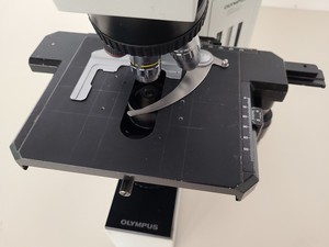 Thumbnail image of Olympus BX40 Microscope w/ 4 Objectives & PlanApo100UV MDPlan150 Lab