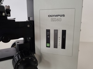 Thumbnail image of Olympus BX40 Microscope w/ 4 Objectives & PlanApo100UV MDPlan150 Lab