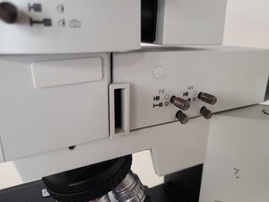 Thumbnail image of Olympus BX40 Microscope w/ 4 Objectives & PlanApo100UV MDPlan150 Lab