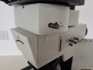 Thumbnail image of Olympus BX40 Microscope w/ 4 Objectives & PlanApo100UV MDPlan150 Lab