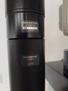 Thumbnail image of Olympus BX40 Microscope w/ 4 Objectives & PlanApo100UV MDPlan150 Lab