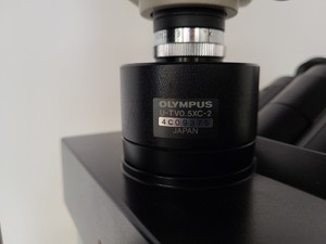 Thumbnail image of Olympus BX40 Microscope w/ 4 Objectives & PlanApo100UV MDPlan150 Lab