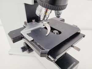 Thumbnail image of Olympus BX40 Microscope w/ 4 Objectives & PlanApo100UV MDPlan150 Lab