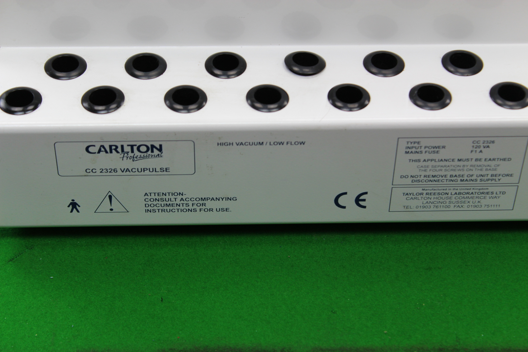 Image of Carlton Professional Vacupulse CC2326 w/ Accessories Electrotherapy