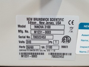 Thumbnail image of New Brunswick Scientific Innova 3100 Shaking Water Bath Lab 