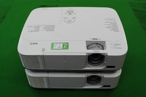 Thumbnail image of Job Lot of 2 NEC M260X HDMI Projectors (bulbs not working )
