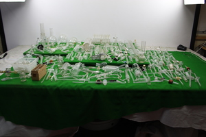 Thumbnail image of Job Lot of Jointed Laboratory Lab Glassware  Kjeldahl MC22/100 Quickfit