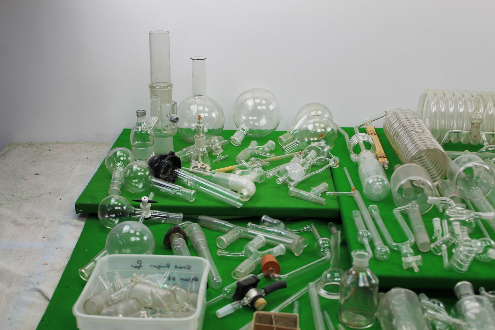 Image of Job Lot of Jointed Laboratory Lab Glassware  Kjeldahl MC22/100 Quickfit