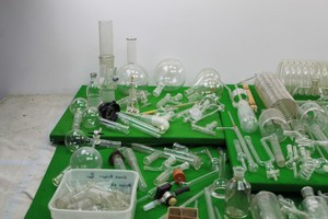Thumbnail image of Job Lot of Jointed Laboratory Lab Glassware  Kjeldahl MC22/100 Quickfit