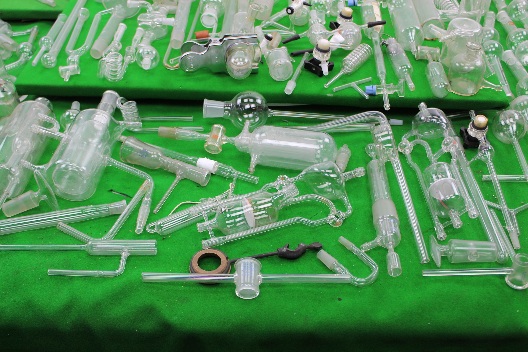 Image of Job Lot of Jointed Laboratory Lab Glassware  Kjeldahl MC22/100 Quickfit