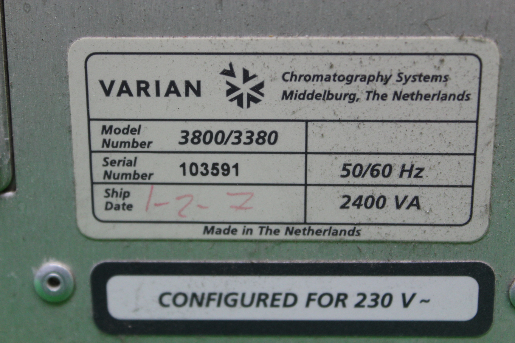 Image of  Varian CP-3380 Gas Chromatograph w/ CP8410 Autoinjector & Star 800 Module Inter