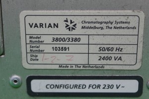 Thumbnail image of  Varian CP-3380 Gas Chromatograph w/ CP8410 Autoinjector & Star 800 Module Inter