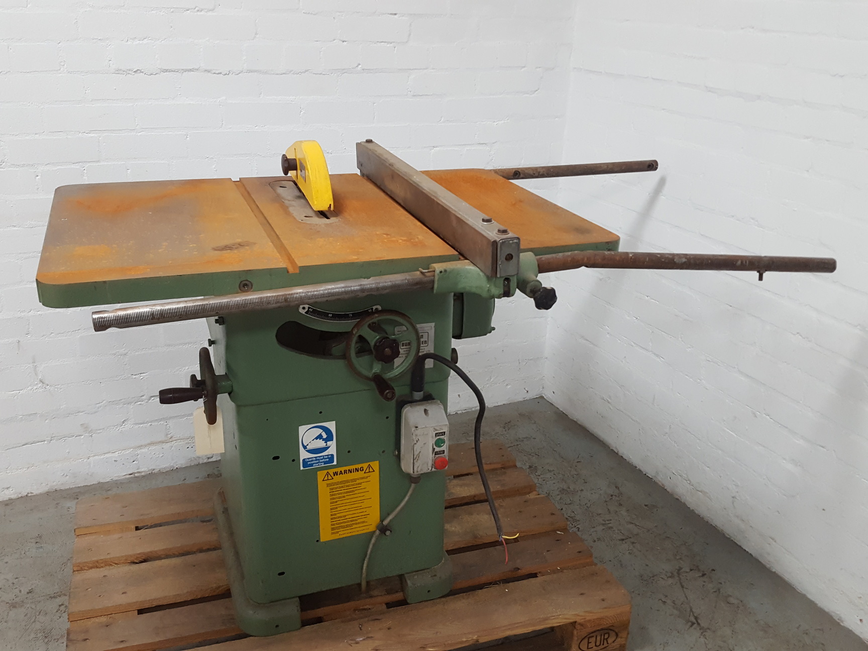 Image of Wadkin Bursgreen Table Saw 3 Phase 2hp 415V