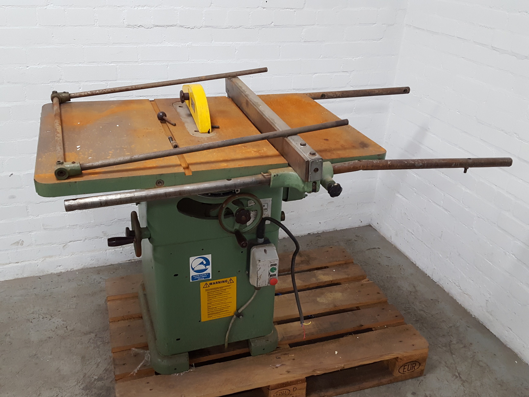 Image of Wadkin Bursgreen Table Saw 3 Phase 2hp 415V