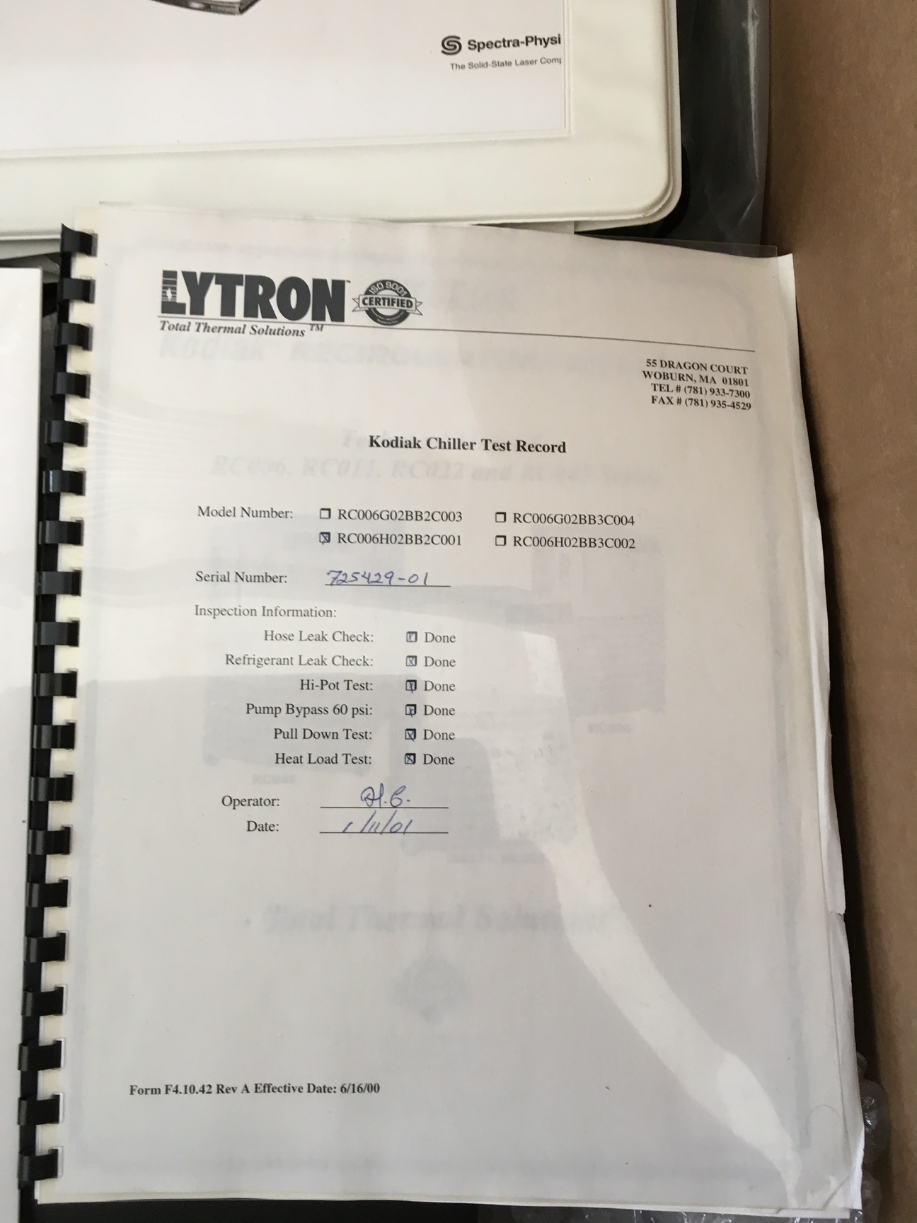 Image of Spectra Physics High Power Tsunami Laser System Power Supply Controller Chiller 