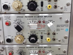 Thumbnail image of 2 x Grass Polygraph Models 7B & 5D Antique Lab Equipment Scientific