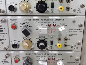 Thumbnail image of 2 x Grass Polygraph Models 7B & 5D Antique Lab Equipment Scientific